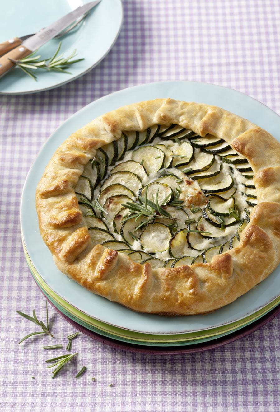 recipe image Zucchini-Kräuter-Galette