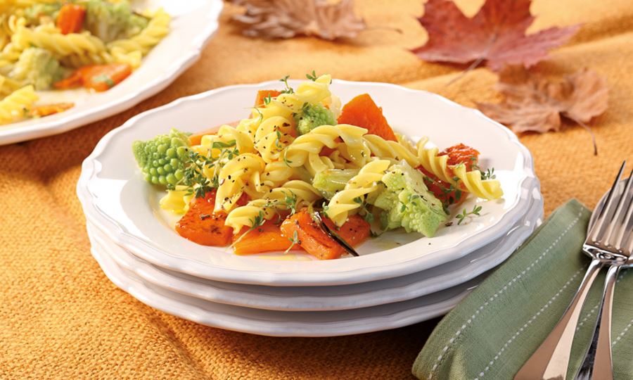 recipe image Herbstlicher Pastasalat