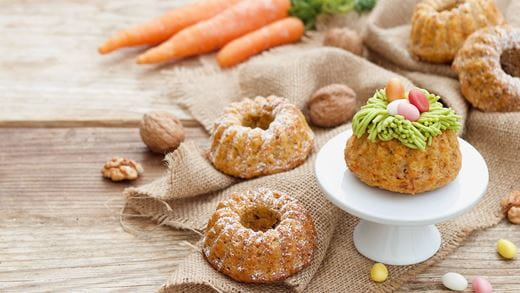 recipe image Karotten-Minigugelhupf