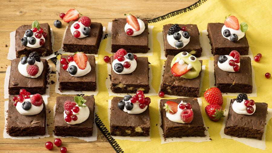 recipe image Beeren-Brownies