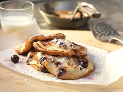 recipe image Heidelbeer-Buttermilch-Pancakes