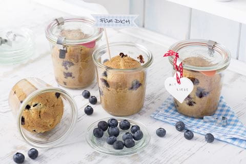 recipe image Heidelbeermuffins im Glas